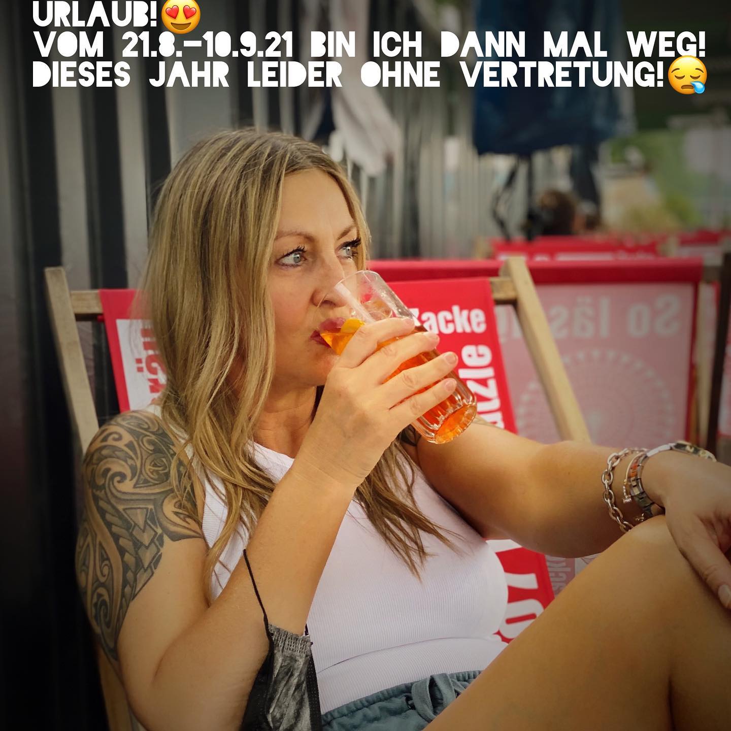 Urlaub vom 21.08. - 10.09.